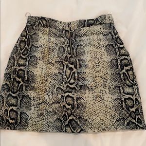 LF snake mini skirt